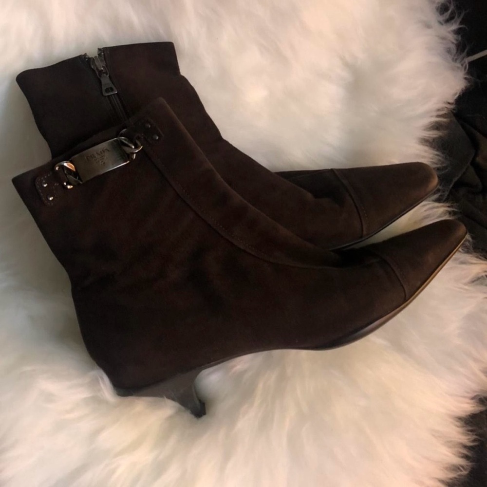 ❌SOLD❌ PRADA Brown Ankle Boots